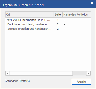 dialog - find - results