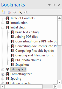 window - bookmarks