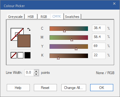dialog - colour picker