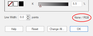 dialog - colour picker - space