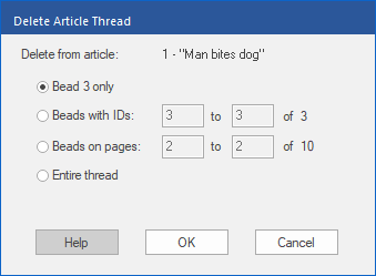 dialog - article delete