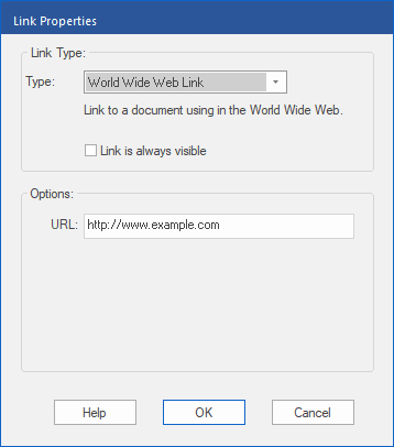 dialog - link - www